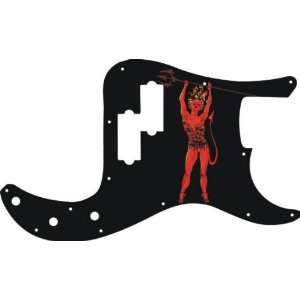  Demon Girl Graphical P Bass Standard Pickguard: Musical 