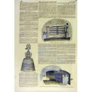   Prideaux Valve Furnace Door Burmese Bell Old Print