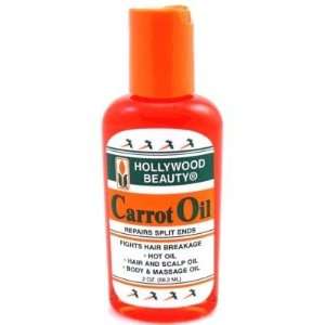  Hollywood Beauty Carrot Oil 2 oz. (3 Pack) with Free Nail 