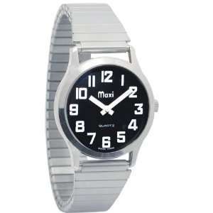   Low Vision Watch Black Face Expansion Band