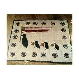  Crows in a Row Penny Rug Pattern
