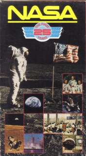 VHS LOT OF 3 NASA 25 YEARSNASA ORIGINAL FILM  