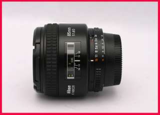 Nikon AF Nikkor 85mm F/1.8D 85mm 1.8D 85/1.8 D AIS Lens W/Hood Mint+ L 