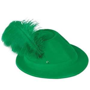  Green Velour Alpine Hat Case Pack 96
