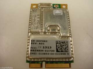 Dell DF062 3G WWAN 5500 Wireless Mini PCI Card  