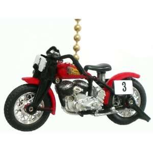 Motorcycle Indian Ceiling Fan Light Pull