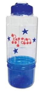 Personalized Flip n Snack Water Bottle  