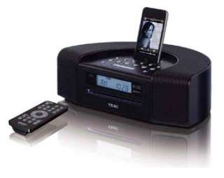 iPod dock, CD player, AM/FM radio, and alarm clock, all in a compact 