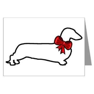 Holiday Doxie Greeting Cards Pg/6 Dachshund Greeting Cards Pk of 10 by 