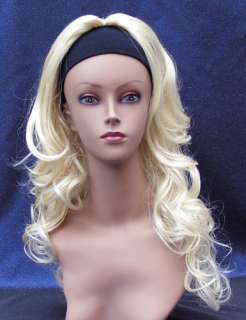 Ravishing soft waves platinum/pale Blonde headband wig  
