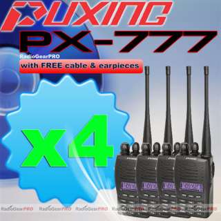 Puxing PX 777 VHF 136 174 Radio +FREE Program Cable  