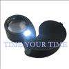 40x 25mm Jewelers Eye Loupe Magnifier Magnifying Glass BLACK  