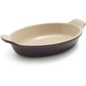   Le Creuset Cassis Heritage Stoneware Oval Gratin, 8 Kitchen & Dining