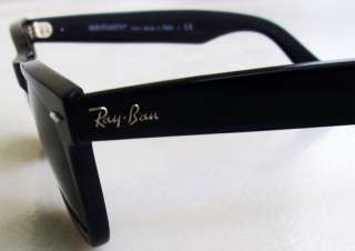 RAY BAN Wayfarer Sunglasses RB 2140 901 Black Green NEW & AUTHENTIC 
