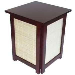  19 Hokkaido Bamboo Matchstick Table Lamp  Natural: Home 