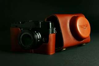 Handmade Vintage Full Real Leather Camera Case for FUJI X10  