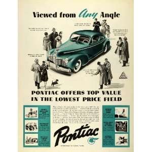  1941 Ad General Motors Vintage Pontiac WWII Torpedo Body 