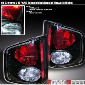 GMC Sonoma Tail Lights Black Altezza Taillights 1994 1995 1996 1997 