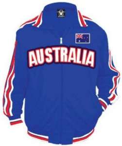 Australia Soccer Track Jacket Mens Football Rugby  