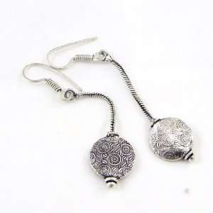   : french touch loops Kilimanjaro antique silver plated.: Jewelry