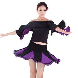 NEW Latin salsa tango rumba Cha cha Ballroom Dance Dress J8060 top 