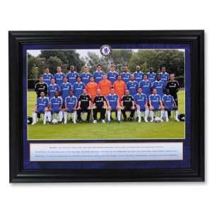  Chelsea Squad 08/09 Framed 16x12