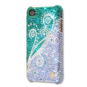  Dancing Green Swarovski Crystal iPhone 4 and 4S Case Cell 