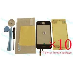 10 Pieces * Apple Iphone 3g Cracked Lcd Glass Digitizer Touch Screen 