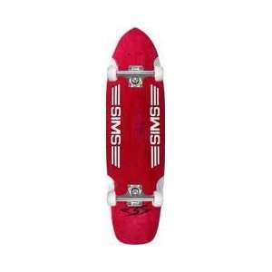  SIMS Competition Complete Red Skateboard 8 x 29 Sports 