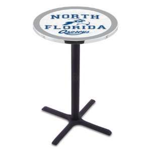 42 University of North Florida Bar Height Pub Table   Cross Legs 