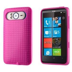  Speck PixelSkin HD Skin Cover for HTC HD7, Hot Pink Cell 