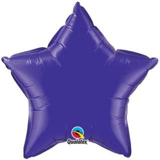 Quartz Purple 4 Foil Star Shaped Balloon x 2 £1.50