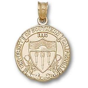  USC Trojans Seal Lapel Pin   Sterling Silver Jewelry 