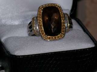 This auction is for an absolutely gorgeous Smokey Quartz Ring