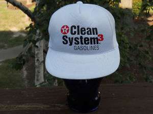 TEXACO CLEAN SYSTEM3 GASOLINES VINTAGE SNAP BACK HAT  