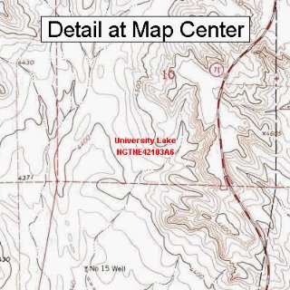  USGS Topographic Quadrangle Map   University Lake 
