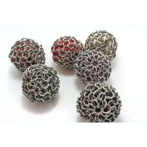  Tangled Metal Stainless Steel Hacky Sack Leather And 