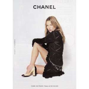  Print Ad 2004 Chanel, Kate Moss Chanel Books