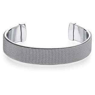   steel mens cuff bracelet black leather motif steel mens cuff bracelet