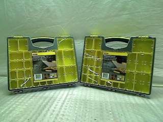 LOT OF 2 Stanley Consumer Storage 014725 25 Removable Compartment 