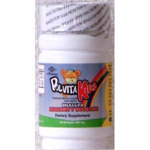  Polvita Kids DHA/EPA Immunity Booster 50 Softgels Health 