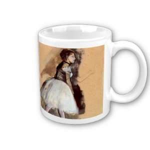  Dancer In Step Position By Edgar Degas Coffee Cup