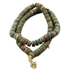   Tibetan Bone Handmade Prayer Beads  108 Beads Arts, Crafts & Sewing