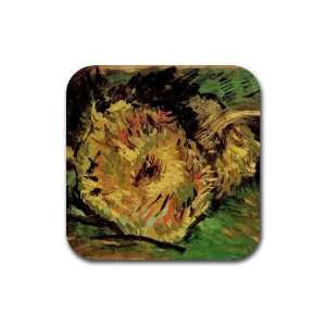   Cut Sunflowers By Vincent Van Gogh Square Coasters