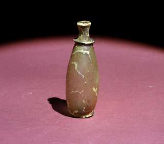 Roman Glass Unguentarium, c. 3rd Century A.D.  