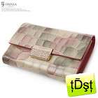   pink Leather GUCCISSIMA checkbook trifold Wallet NIB Authentic  
