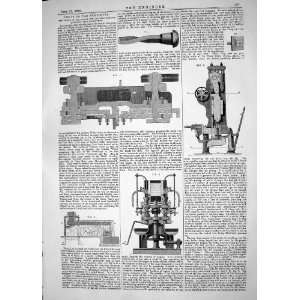   1865 Patent Nut Bolt Company Birmingham Machinery
