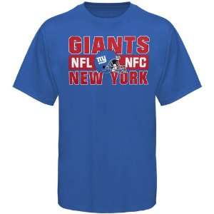  Reebok New York Giants Youth Blockbuster T Shirt   Royal 