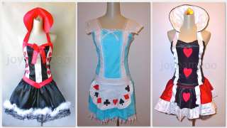   Queen Of Hearts $ Alice In Wonderland Character Fancy Party Costume