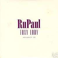 RUPAUL FOXY LADY RARE PROMO ADVANCE CD RHINO RECORDS  